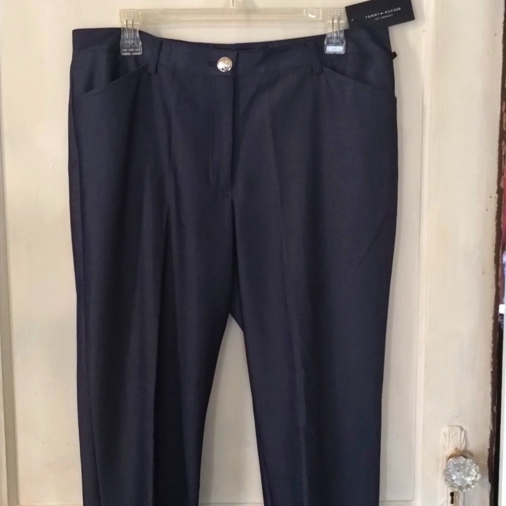 Size 12 *NEW* Tommy Hilfiger Navy Blue Business Trousers.